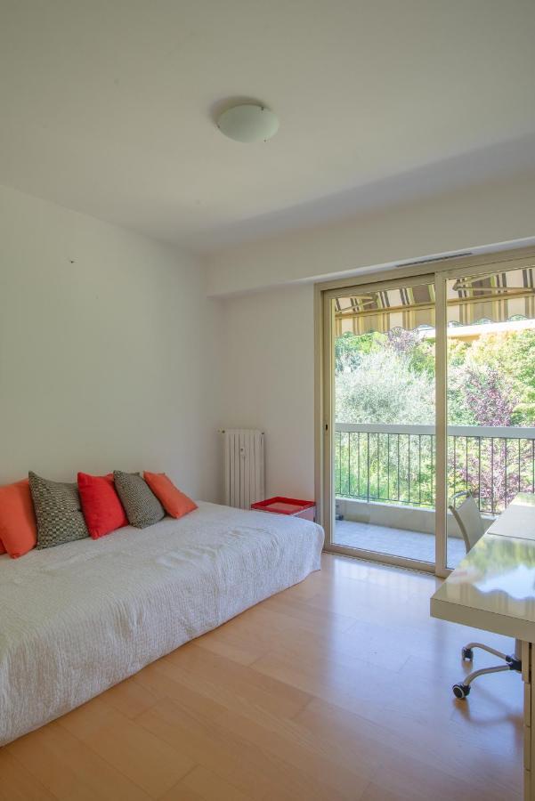 3 Pieces Vue Mer Et Piscine Quartier Parc Imperial Nizza Exterior foto